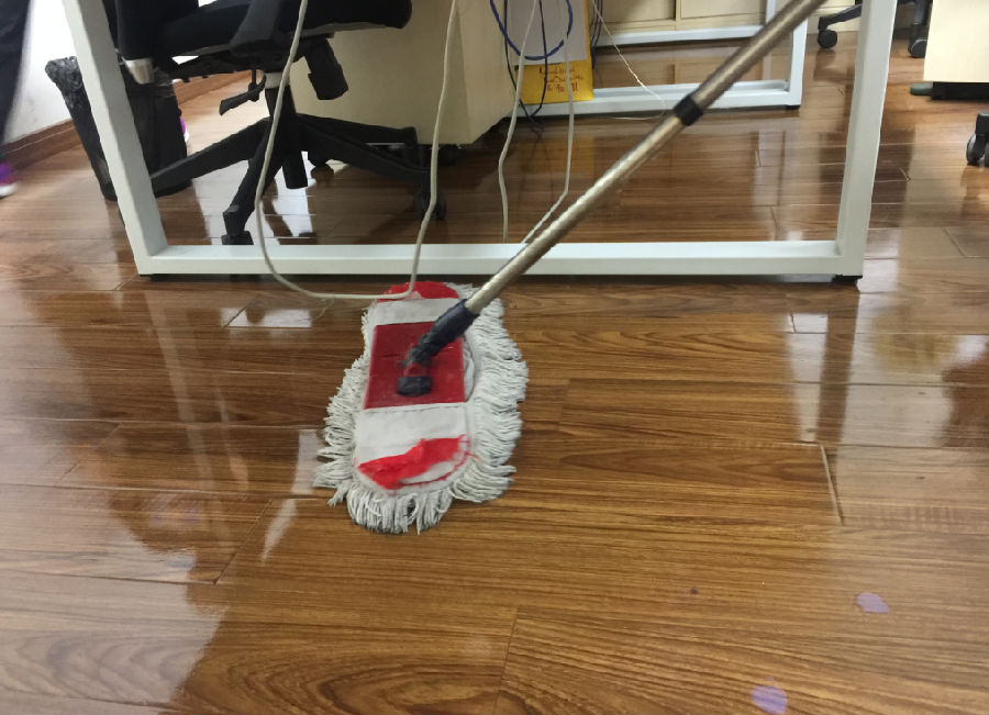 宁化县木地板保洁案例